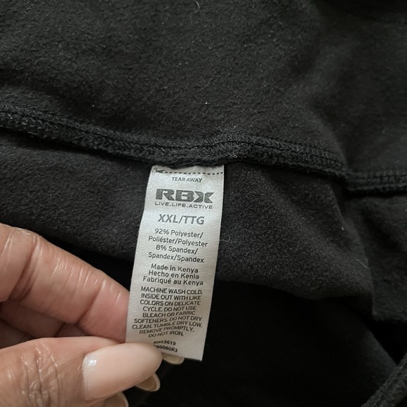 RBX Women's XXL Black Performance Joggers | Soft Stretch Pull-On Activewear Pant - Picture 6 of 6